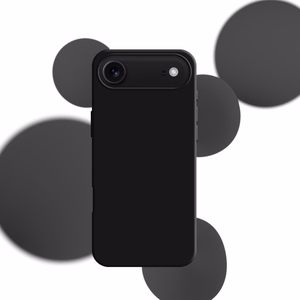 3mk Silicone Ümbris jaoks iPhone 17 Air - Must