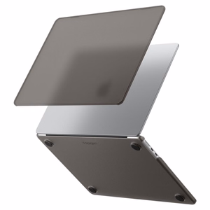 Spigen AirSkin ümbris MacBook Air 13" 2023 / 2024 / 2025 / 2026 jaoks – poolläbipaistev