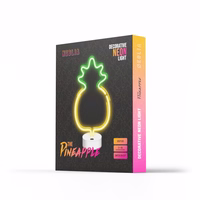 Neon LED on a alus PINEAPPLE kollane roheline NNE05 Neolia