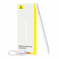 Active stylus Baseus Smooth Writing Series with wireless and cabled charging (valge)