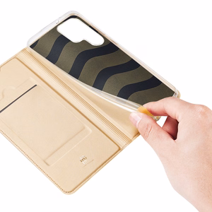 Чехол-книжка Dux Ducis Skin Pro для Samsung Galaxy S22 Ultra золотой