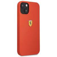 Ferrari FESSIHCP13SRE iPhone 13 mini 5.4" punane/punane kõvakaaneline silikoonist ümbris
