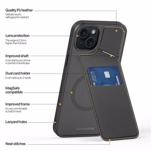 DUX DUCIS Ümbris RAFI II MAG with Alus compatible with MagSafe jaoks IPHONE 15 Plus must