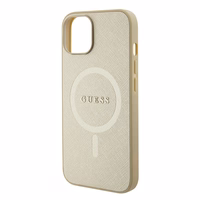 Guess GUHMP15MPSAHMCB iPhone 15 Plus 6.7" kuldne/kuldne hardcase Saffiano MagSafe
