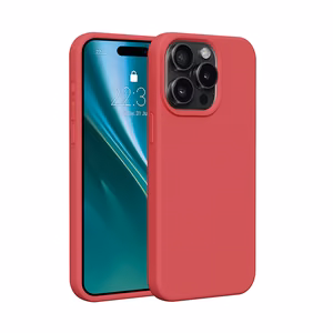 Etteri Silicone чехол iPhone 15 Pro Max 6,7" малиновый