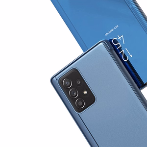 Clear View ümbris flip cover Samsung Galaxy A73 roosa