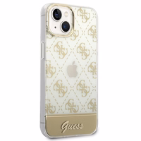 Guess GUHCP14MHG4MHG iPhone 14 Plus 6.7 "kuldne / kuldne hardcase 4G Pattern Script