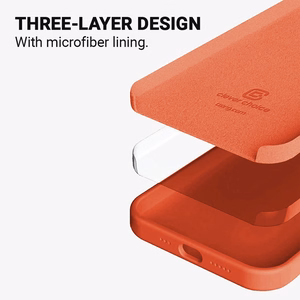 Crong Color Cover ümbris seadmele iPhone 13 Pro, korallpunane