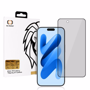 Tempered glass Tel Protect 10X Privacy Titanium jaoks Iphone 17 Air