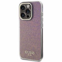 Guess GUHCP15LHDECMP iPhone 15 Pro 6.1" roosa/roosa hardcase IML Faceted Mirror Disco Iridescent