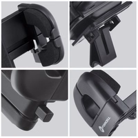 Car phone hoidja Forcell F-Grip Regular 17 cm windshield / dashboard / air vent must