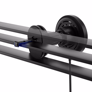 Forever autohoidja õhuventilaatorile MACH-300 magnetiline traadita laadimisega must Qi2 15W