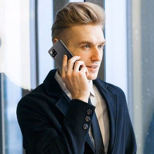 Dux Ducis Fino nailonist kattega ümbris Samsung Galaxy A42 5G musta värvi jaoks