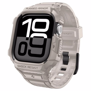 SPIGEN RUGGED ARMOR ümbris ”PRO” V2 APPLE WATCH 10 / 11 (46 MM) DUNE BEIGE