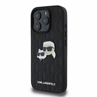 Karl Lagerfeld Monogram Karl & Choupette Head Pin iPhone 16 Pro Ümbris - must