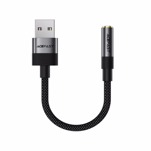 Acefast J13 USB-A 3.5mm mini jack adapter - must