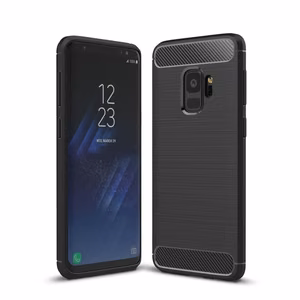 Ümbris jaoks Samsung S9 PLUS Carbon must