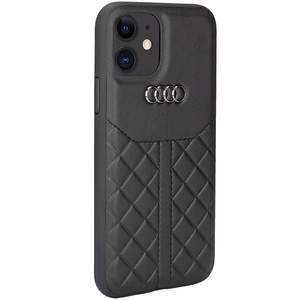 Audi Genuine Leather iPhone 11 / Xr 6.1" must/must hardcase AU-TPUPCIP11R-Q8/D1-BK