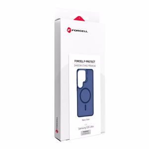 Ümbris Samsung S26 ULTRA Forcell F-Protect Shadow Stand Premium MagSafe-ga ühilduv tumesinine