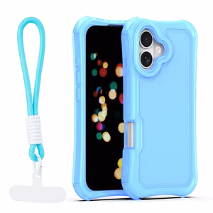 Safepop ümbris rihmaga iPhone 17 6,3" jaoks sinine