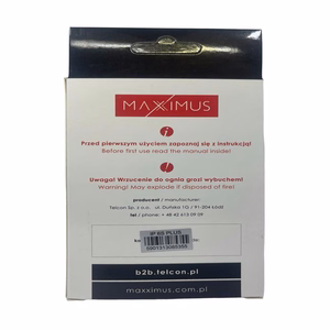 BATTERY MAXXIMUS IPHONE 6S PLUS 2750 mAh