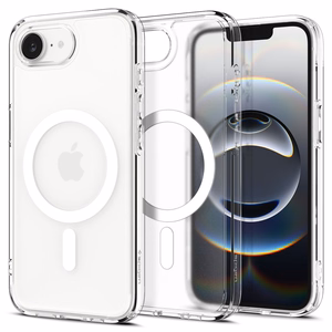 Spigen Ultra Hybrid MagSafe iPhone 16e Ümbris - valge, Translucent