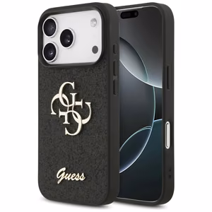Guess Fixed Glitter Big 4G ümbris jaoks iPhone 17 Pro - must