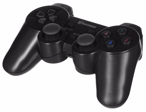 Vakoss GP-4705BK mängukontroller must RF mängupult analoog / digitaalne PC, Playstation 3