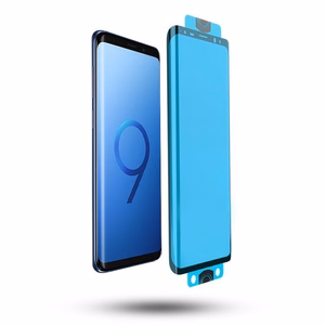 3D Edge Nano Flexi Glass Hybrid защитная плёнка с рамкой для Samsung Galaxy S21+ 5G (S21 Plus 5G) чёрный