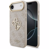 GUESS ümbris jaoks IPHONE 17 Air GUHCP17M4GMGCPI (PU W/ Big 4G Classic Logo) kuldne roosa
