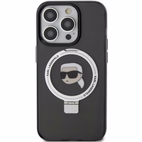 Karl Lagerfeld KLHMP15LHMRSKHK iPhone 15 Pro 6.1" must/must hardcase Ring Stand Karl Head MagSafe