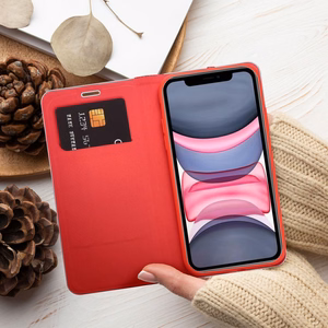 LUNA Book Carbon jaoks IPHONE 16 Pro punane