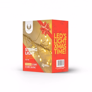 String Light GOLDEN TWIG CLF-03z 480LED cold white 3m + 5m Forever Light