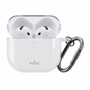 Puro 0.3 Nude ümbris AirPods 4 jaoks - läbipaistev