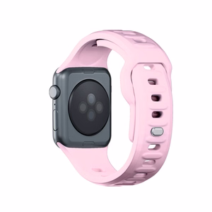 3mk silikoonrihm Apple Watchile, 38/40/41/42 mm, puudriroosa, väike suurus