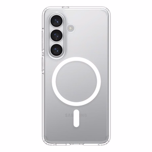 Spigen Ultra Hybrid Mag MagSafe ümbris Samsung Galaxy S26 Plus jaoks läbipaistev ja valge