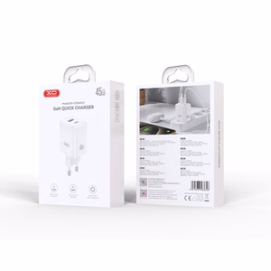 XO wall laadija CE36 PD 45W 1x USB-C 1x USB valge