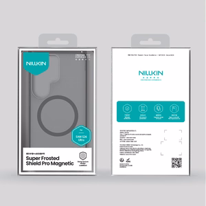Nillkin Super Frosted Shield Pro magnetiline MagSafe ühilduv ümbris Samsung Galaxy S26 Ultra jaoks poolläbipaistev must