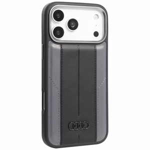 Audi A6 Synthetic Leather MagSafe Ümbris jaoks iPhone 17 Pro Max - Must