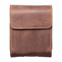 ROYAL Crazy Horse universal horizontal leather belt holster size V jaoks SAMSUNG FLIP 1 / 2 / 3 / 4 / HUAWEI P50 Pocket / MOTOROLA RAZR 5G brown