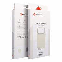 Ümbris jaoks iPhone 15 PRO MAX Forcell F-Protect Raam Premium ühilduv koos Magsafe antique valge