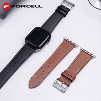 Strap to Apple Watch Forcell F-Design FA20 holes eco-friendly leather 38 / 40 / 41 mm brown