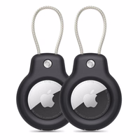 Tech-Protect Rough Vein 2-pack ümbris jaoks Apple AirTag - must