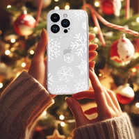 TEL PROTECT Christmas Clear Ümbris jaoks Iphone 15 Design 4
