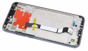 LCD screen Xiaomi Redmi Note 8T koos touch screen koos frame Valge original (service pack)