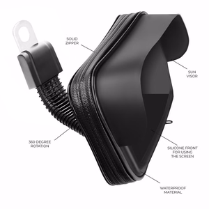 Motorcycle hoidja waterproof with zip and hood ( 6,4" - 8" ) must