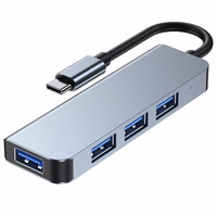 HUB Tech-Protect V1 4in1 USB-C - 3x USB-A 2.0 / USB-A 3.0 - hall