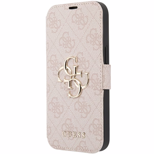 Guess 4G Metal Logo ümbris iPhone 15 / 14 / 13 - roosa