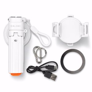 Blavec Selfie Stick Aluminium Coco PRO Mini P-01 Magsafe Auto pop quadripod + remote control + holder 0,48 metra (SSCPMP01-MQHW048) white