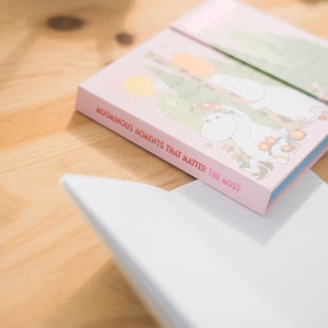 Moomins A4 nädalaplaneerija märkmepaberitega
